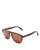 color Havana/Brown, Celine | Men's Round Sunglasses, 55mm