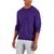 Club Room | Men's Solid Crew Neck Merino Wool Blend Sweater, Created for Macy's, 颜色Royal Purple