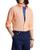 商品Ralph Lauren | Linen Chambray Custom Fit Button Down Shirt颜色May Orange/White