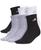 颜色: Black/White, Adidas | Women's 6-Pk. Superlite 3.0 Quarter Socks