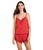Eberjey | Naya - The Double Inset Teddy, 颜色Red