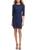 Kensie | Womens Lace Short Sheath Dress, 颜色navy