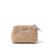 Baggallini | baggallini On the Go Daily RFID Zip Pouch, 颜色taupe faux shearling