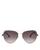 商品Kate Spade | Unisex Brow Bar Aviator Sunglasses, 59mm颜色Blue/Gray Gradient
