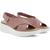 商品ECCO | ECCO Womens Flowt Leather Cork Wedge Sandals颜色WOODROSE