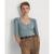 商品Ralph Lauren | Women's Puff-Sleeve Slub Jersey T-Shirt颜色Highland Sea