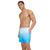 颜色: Light Blue, Calvin Klein | Men's Gradient Striped 7" Volley Swim Trunks