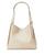 商品Kate Spade | Knott Pebbled Leather Large Shoulder Bag颜色Milk Glass/Gold