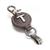 color T, Mio Marino | Retro Leather Alphabet Keychain