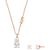 Michael Kors | Women's Boxed Set Mixed Shape Pendant Stud Earring Set with Clear Stones, 颜色Rose Gold