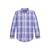 商品Ralph Lauren | Plaid Cotton Poplin Shirt (Big Kids)颜色Royal Multi