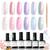 颜色: Mermaid's Shell, MODELONES | 6 Shades Gel Nail Polish Set Collection