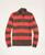 商品Brooks Brothers | Cotton Pique Rugby Stripe Half-Zip颜色Orange-Brown