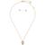 商品Kate Spade | Gold-Tone Crystal Present Stud Earrings & Pendant Necklace, 16" + 3" extender颜色Clear/gold.