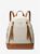 color VANILLA/ACORN, Michael Kors | Brooklyn Medium Logo Backpack