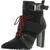 Steve Madden | Steve Madden Womens Illusion Mesh Pointed Toe Ankle Boots, 颜色Black Multi
