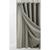 商品第4个颜色GREY, Dainty Home | Complete Shower Curtain with Detachable Liner