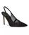 颜色: Black, Nine West | Women's Feather Pointy Toe Slingback Dress Pumps