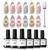 颜色: Ethereal Glow, MODELONES | 6 Shades Gel Nail Polish Set Collection