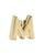 商品第13个颜色Gold - M, Moleskine | Initial Gold Plated Notebook Charm