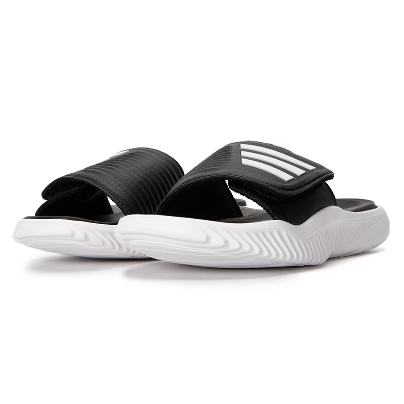 color GY9415/黑白, Adidas | ALPHABOUNCE SLIDE 2.0男女运动休闲拖鞋