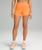 颜色: Lit Orange, Lululemon | Hotty Hot High-Rise Lined Short 4"