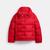 颜色: red, Coach | Coach Outlet Signature Jacquard Short Puffer In Recycled Polyamide