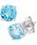 颜色: Blue Topaz, Macy's | Birthstone Stud Earrings in 14k Gold or 14k White Gold