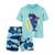 商品Carter's | Baby Boys 2-Piece Rashguard Set颜色Multi Blue