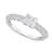 商品第3个颜色White Gold, Macy's | Diamond Princess Engagement Ring (1 ct. t.w.) in 14k Gold
