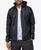 颜色: Black, X-Ray | Men's Grainy Polyurethane Leather Hooded Jacket with Faux Shearling Lining