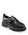 商品Marc Fisher | Women's Tarla Almond Toe Buckled Platform Loafers颜色Black