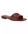 颜色: Dark Red Lizard, GUESS | Women's Tamsea One Band Square Toe Slide Flat Sandals