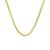 商品Essentials | Silver Plated Snake Link 24" Chain Necklace颜色Gold