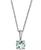 颜色: Aquamarine, Macy's | Birthstone Pendant in 14k Gold or 14k White Gold