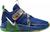 NIKE | Nike Kids' Preschool Lebron Witness 7 Basketball Shoes, 颜色Blue/White