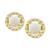 商品第12个颜色Opal/Yellow Gold, Macy's | Opal Stud Earrings (1/3 ct. t.w.) in 10k Gold (Also in Amethyst, Citrine, Rhodolite Garnet, Aquamarine, Opal & Blue Topaz)