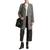 商品Ralph Lauren | Women's Walker Coat, Created for Macy's颜色Black/White Herringbone