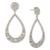 color Silver, Givenchy | Crystal Scatter Open Drop Earrings