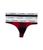 color White/Buffalo Check/Charcoal Heather, Calvin Klein | Carousel 3-Pack Thong