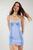 商品Urban Outfitters | UO Felicity Eyelet Bustier Mini Dress颜色Blue Multi