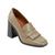 商品Marc Fisher | Women's Hamish Block Heel Square Toe Dress Loafers颜色Taupe