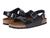 color Black Amalfi Leather, Birkenstock | Milano - Leather Soft Footbed (Unisex)