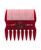 颜色: Red, StyleCraft Professional | 2 in 1 Spinner Fine/Coarse Tooth Texturizing and Grooming Hair Comb