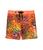 商品Hurley | Floral Checkered Boardshorts (Little Kids)颜色Bright Mango