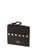 color Black, Valentino | Rockstud Leather Card Holder