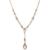 Givenchy | Crystal Pear-Shape Lariat Necklace, 16" + 3" extender, 颜色ROSE GOLD