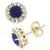 商品第7个颜色Sapphire/14k Gold, Effy | EFFY® Tanzanite (9/10 ct. t.w.) & Diamond (1/3 ct. t.w.) Stud Earrings in 14k White Gold (Also available in Ruby, Emerald & Sapphire)