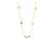 Sterling Forever | Sterling Silver Lucky Charm Station Necklace, 颜色Gold