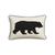 color Black, Eddie Bauer | Bear Applique Grey Felt Breakfast Pillow